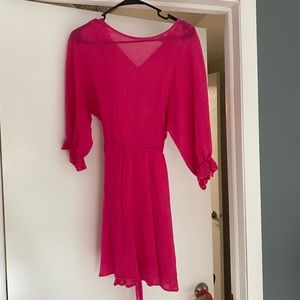 A. Calin Hot Pink Dress